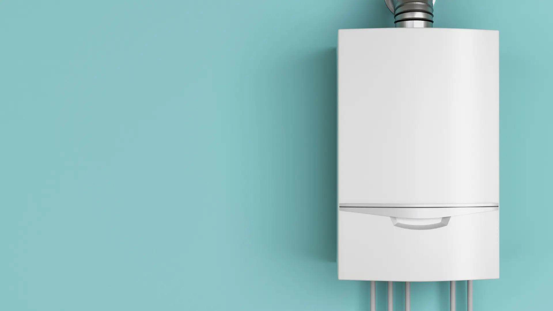 Wall-mounted central heating boiler